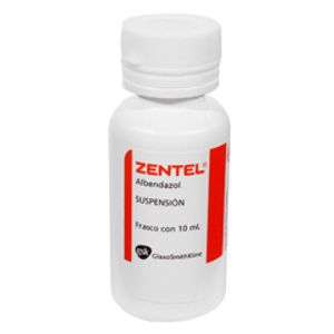 Sanfer Zentel Albendazol Suspensión 10 ml