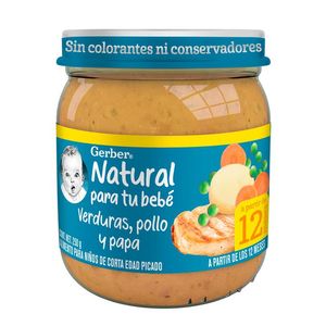 Papilla Gourmet Etapa 4 Pollo, Verduras y Papa 250 g