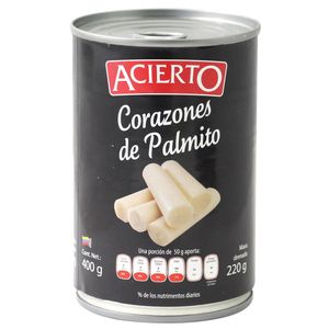 Acierto Corazones de Palmito 400 g