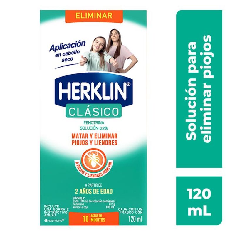 Farmacias del Ahorro, Herklin NF spray repelente de piojos 120 ml