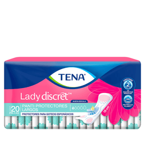 Tena Lady Discret Pantiprotectores Para Goteos con 20 pz