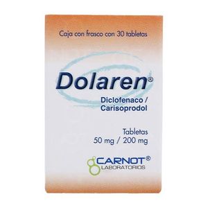 Dolaren 50/200mg Grageas Capaent 30 Pz