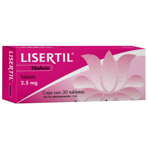 Lisertil Tibolona 2.5 mg 30 Tabletas