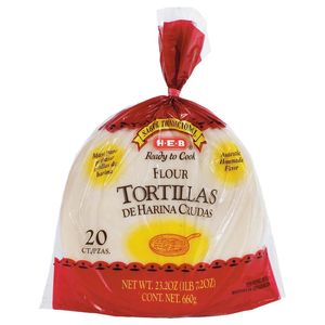 HEB Tortillas Harina Precocida 660 g con 20 pz