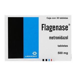 Flagenase 500 Mg 30tab Metronidazol 30 Pz