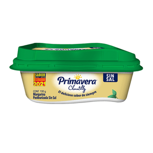 Margarina Untable Chantilly Sin Sal 190 Gr