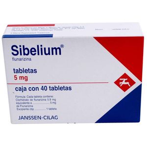 Sibelium 5 Mg  40 Tab Flunarizina 40 Pz