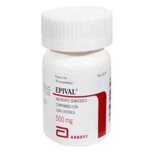 Epival 500 Mg Cpr 30 Valproato Semisodico 30 Pz