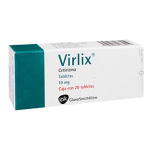 Virlix 10 Mg Tab 20 Cetirizina 20 Pz