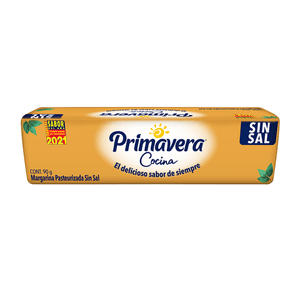 Primavera Margarina Cocina Sin Sal 90 g