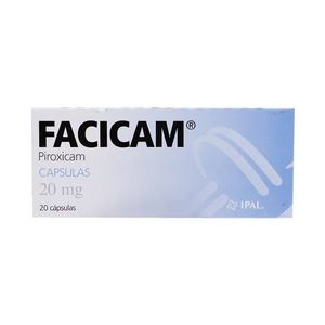 Facicam 20mg 20 Cap Piroxicam 20 Pz