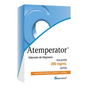 Atemperator solución frasco con 40 ml