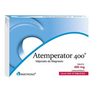 Atemperator caja con 10 tabletas de 400 mg c/u