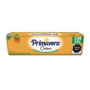 Primavera Margarina Cocina con Sal 90 g