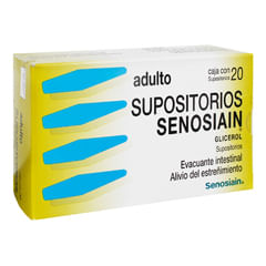 Senosiain Adulto, 10 Supositorios.