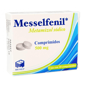 Messelfenil 500 Mg 10 Tab Metamizol Sodico Gen 1 Pz