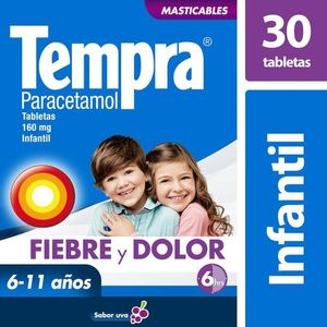 Tempra Analgesico Infantil 160 mg con 30 pz