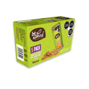 Sr Natural Galletas de Avena con Nuez 225 g