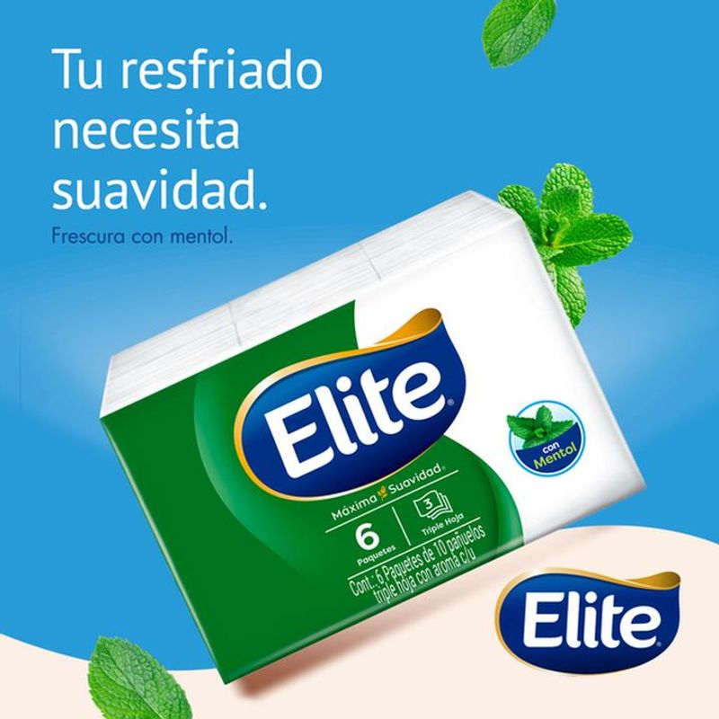 Pañuelos Kleenex Aromas 1 paquete con 6 pzas