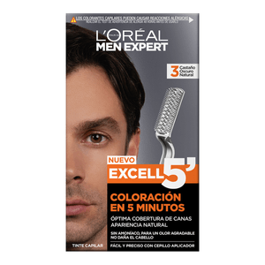 Tinte Men Expert 3 Castaño Oscuro Natural 1 Pz