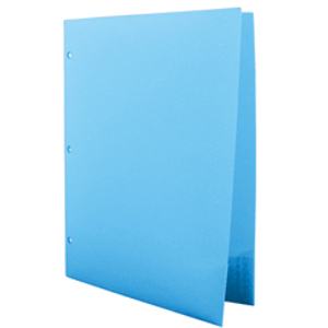 Folder Solapas Carta Azul 1 Pz