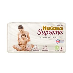 Pañal para Bebé Huggies Supreme Unisex Etapa 4 con 36 pz