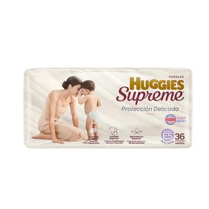 Pañal para Bebé Huggies Supreme Unisex Etapa 5 con 36 pz