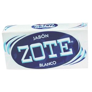 Zote Jabón de Lavandería Barra Blanco 100 g