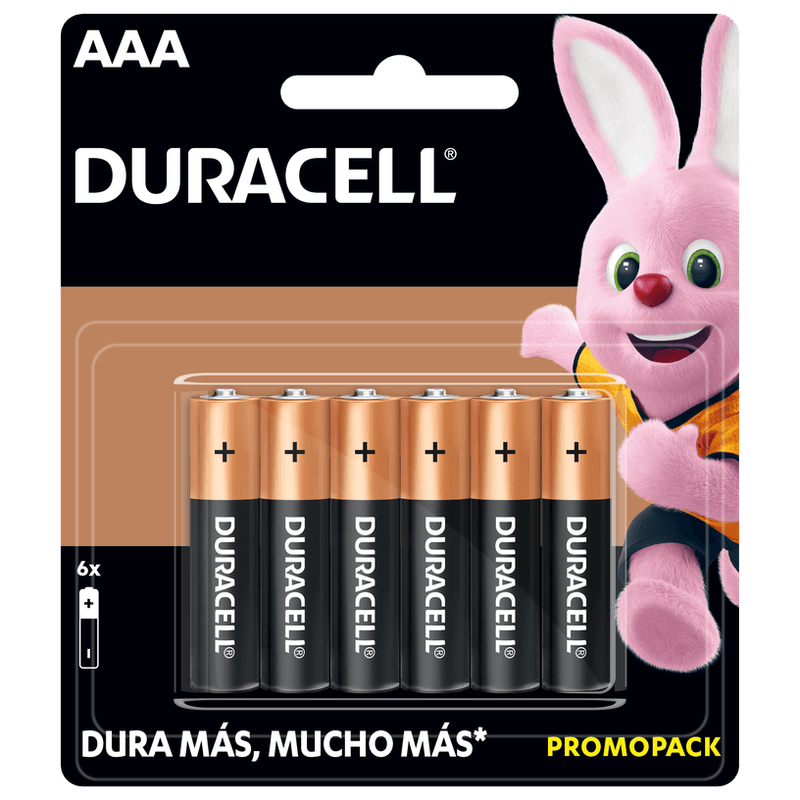 PILA DURACELL PACK AAA(6)