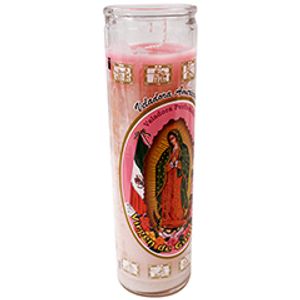 Veladora Virgen de Guadalupe Rosa Pe 1 Pz