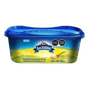 la Villita Margarina Untable Sin Sal 400 g