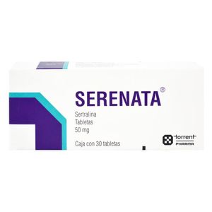 Serenata 50 Mg Tab 30 Sertralina 30 Pz