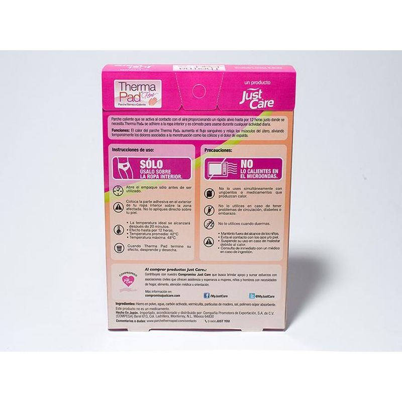 Therma Pad® Fem para cólico menstrual Value Pack 4 Parches