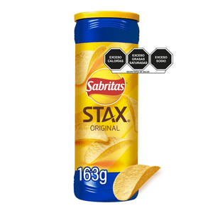 Sabritas Papas Fritas Stax Sal Original 163 g