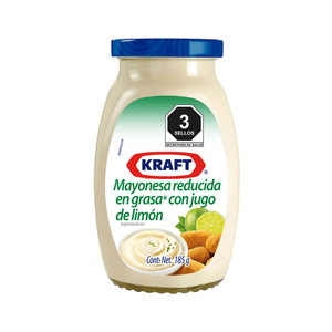 Mayonesa Kraft con limón Frasco 185 g