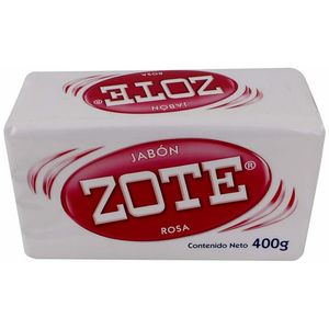 Zote Jabón de Lavandería Barra Rosa 400 g