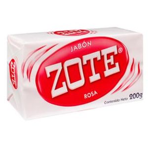 Zote Jabón de Lavandería Barra Rosa 200 g