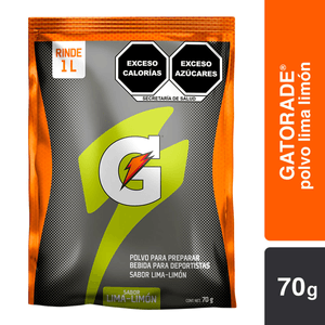 Gatorade Polvo Isotónico Sabor Lima Limón 70 g