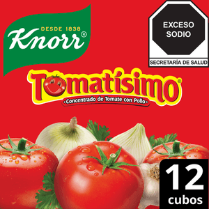 Concentrado de Tomate Knorr Tomatísimo 12 cubos 11 g