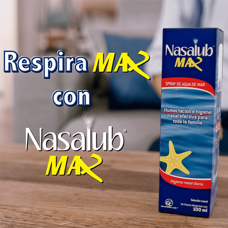 Farmacias del Ahorro, Nasalub Max Spray Agua de Mar 100 ml