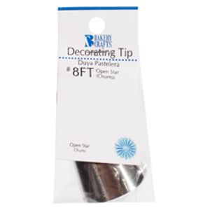 Duya Decorating Tip #8ft Estrella Abierta 1 Pz