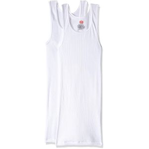 Camiseta Atletica Caballero Ch Paq.2 Blanco 2 Pz