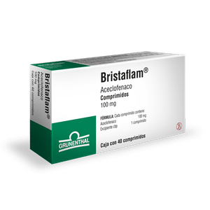 Bristaflam 100 Mg 40 Cpr Aceclofenaco 40 Pz