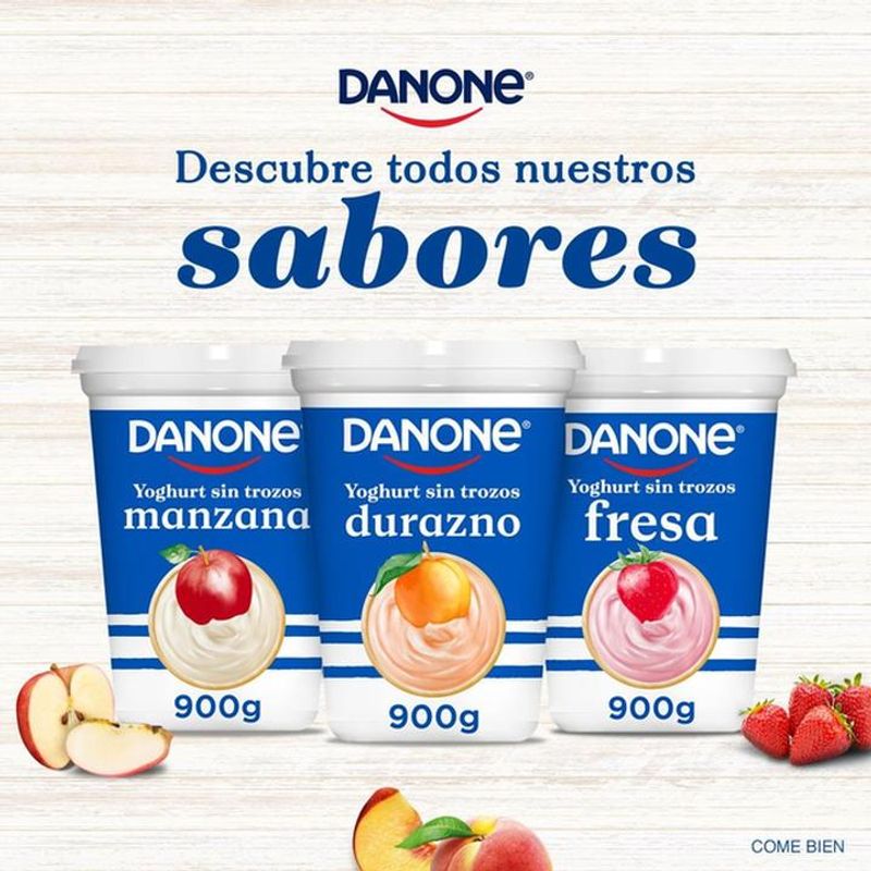 Danone Yogurt Natural sin Azúcar 900 g - H-E-B México