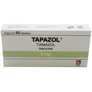 Tapazol 5 Mg 60 Tab Tiamazol 60 Pz