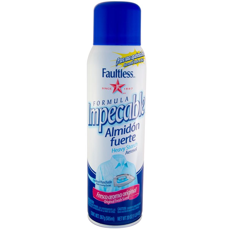 Almidón Fuerte en Spray Faultless Fácil Planchado 567g