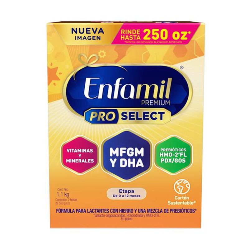 Fórmula Infantil Enfamil Pro Select Etapa 0 a 12 Meses, Lata 800 g