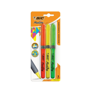 Resaltador Fluorescente Surtidos 3 Pz