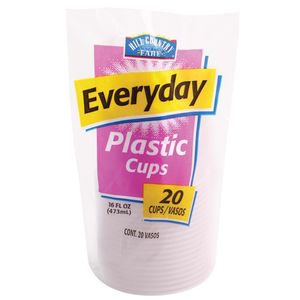 HCF Everyday Vaso Transparente 16 oz 20 pz