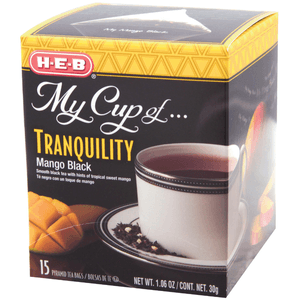 Té My Cup Of Tranquility Mango Black 15 Pz